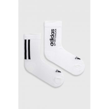 adidas șosete 2-pack culoarea alb IQ4149