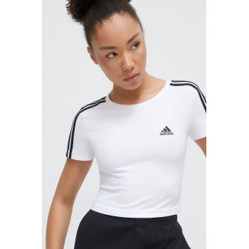 adidas tricou femei, culoarea bej IR6112