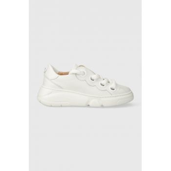 AGL sneakers din piele MAGIC culoarea alb, D938049PGSOFTY0102