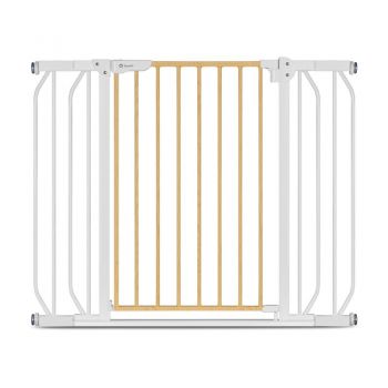 Poarta de siguranta Lionelo prin presiune Truus Slim 105 cm gri deschisnatur
