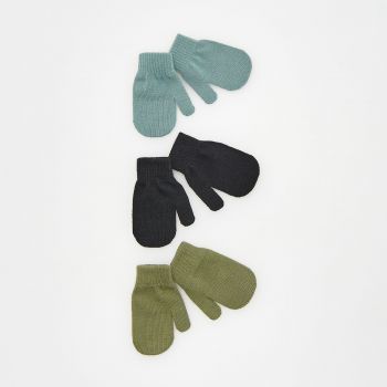 Reserved - Babies` mittens multi - Verde