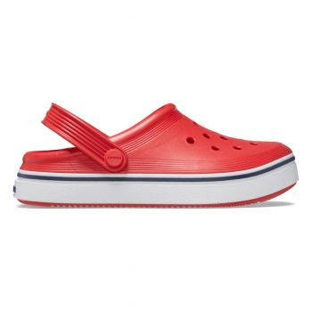 Saboți Crocs Crocband Off Court Clog Kids Rosu - Flame ieftini