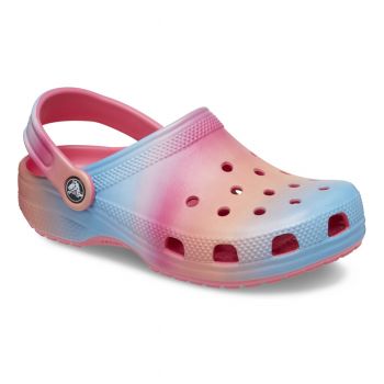 Saboti Toddler Classic Color Dip Clog Multicolor - Hyper Pink/Multi ieftini