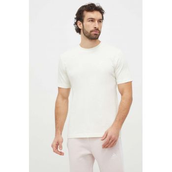 adidas Originals tricou din bumbac Essential Tee bărbați, culoarea galben, uni, IR9694