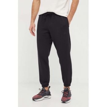 adidas pantaloni de trening culoarea negru, uni IW1184 ieftini