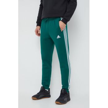 adidas pantaloni de trening culoarea verde, cu imprimeu IN0342 de firma originali