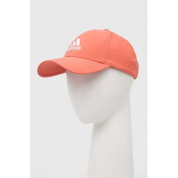 adidas șapcă culoarea roz, cu imprimeu IR7885 de firma originala