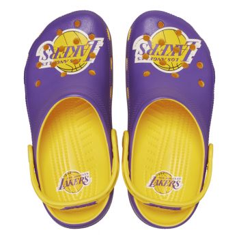 Saboti Crocs Classic NBA Los Angeles Lakers Clog Galben - Sunflower ieftini
