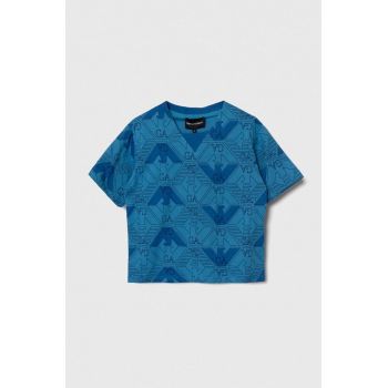 Emporio Armani tricou de bumbac pentru copii modelator