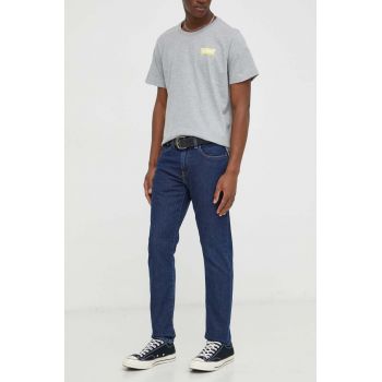 Levi's jeansi 512 SLIM barbati, culoarea albastru marin
