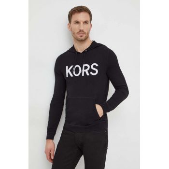 Michael Kors pulover de bumbac culoarea negru, light de firma original