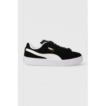 Puma sneakers din piele Suede XL culoarea negru 396402