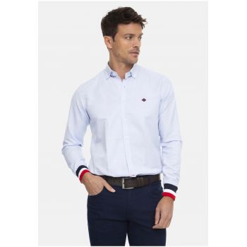 Camasa regular fit cu guler Oxford