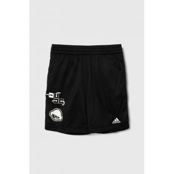 adidas pantaloni scurti copii culoarea negru