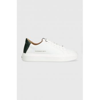 Alexander Smith sneakers London culoarea alb, ALAZLDM9010WDG