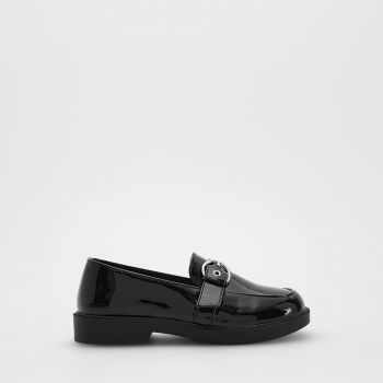 Reserved - Pantofi comozi cu cataramă - Negru