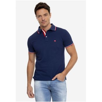 Tricou polo cu fenta cu nasturi 17729