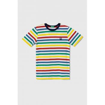 United Colors of Benetton tricou de bumbac pentru copii modelator