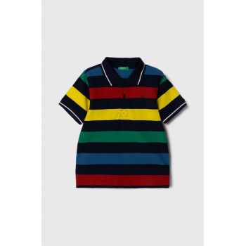 United Colors of Benetton tricouri polo din bumbac pentru copii modelator