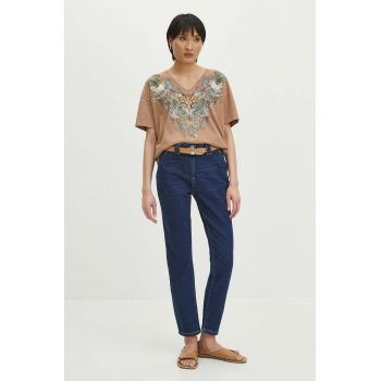 Medicine jeans femei, culoarea bleumarin