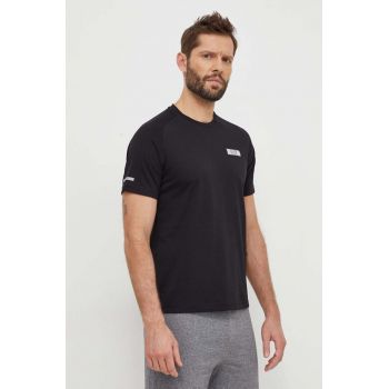 EA7 Emporio Armani tricou barbati, culoarea negru, cu imprimeu