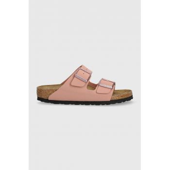 Birkenstock slapi copii Arizona Kids BFBC culoarea roz