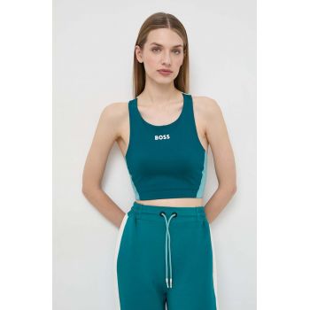 BOSS top femei, culoarea turcoaz 50517928