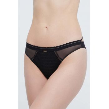 Chantelle chiloti culoarea negru la reducere