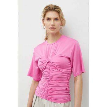 Gestuz tricou culoarea roz 10908710