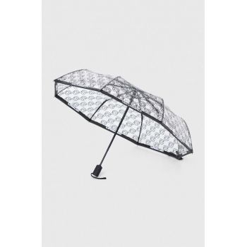 Karl Lagerfeld umbrela culoarea transparent la reducere