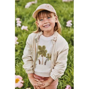 Mayoral bluza copii culoarea bej, cu imprimeu de firma original