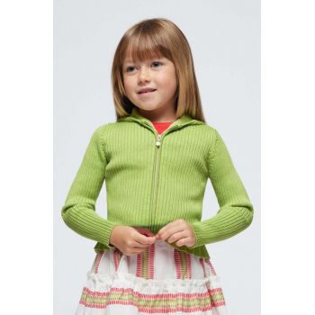 Mayoral bluza copii culoarea verde, neted de firma original