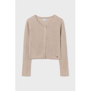 Mayoral cardigan copii culoarea bej, light ieftin