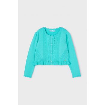 Mayoral cardigan copii culoarea verde, light ieftin