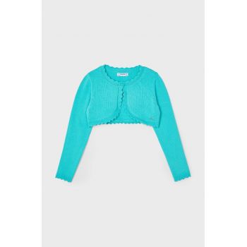 Mayoral cardigan copii culoarea verde, light ieftin