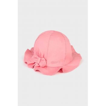 Mayoral pălărie din bumbac pentru copii culoarea roz, bumbac de firma originala