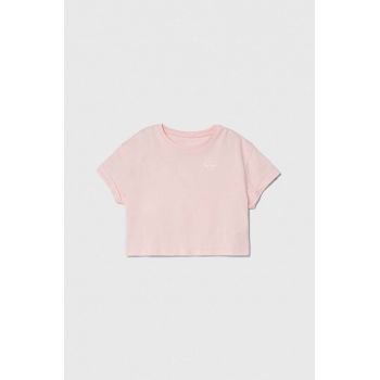 Pepe Jeans tricou de bumbac pentru copii NICKY culoarea roz