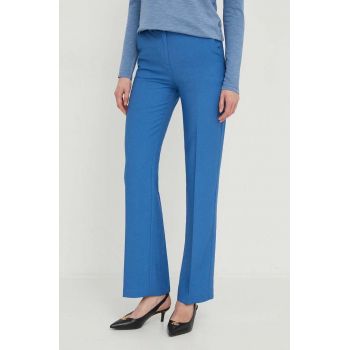 United Colors of Benetton pantaloni femei, drept, high waist