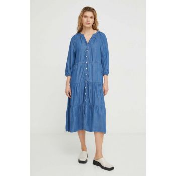 Levi's rochie din bumbac midi, evazati ieftina