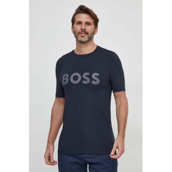 Boss Green tricou barbati, cu imprimeu