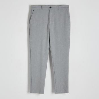 Reserved - Pantaloni chino slim fit - Gri deschis