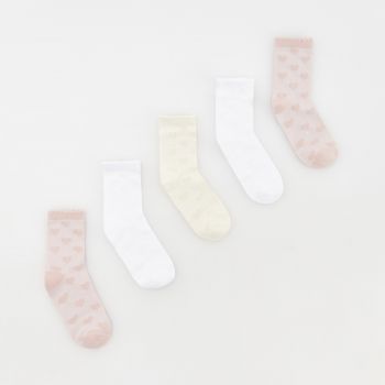 Reserved - Set de 5 perechi de șosete cu conținut ridicat de bumbac - Multicolor