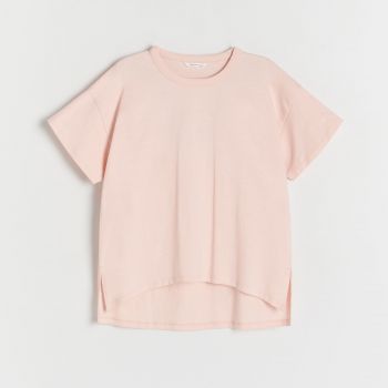 Reserved - Tricou oversized din bumbac - Oranj