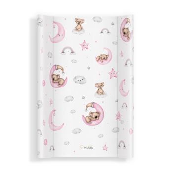 Saltea de infasat bebe cu intaritura 70x47,5 C008 Heaven world Pink de firma originala