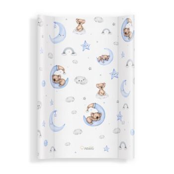 Saltea de infasat bebe cu intaritura 70x47,5 C009 Heaven world Blue