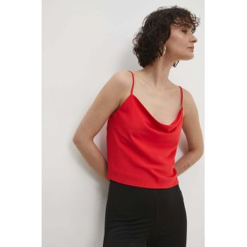 Answear Lab top femei, culoarea rosu