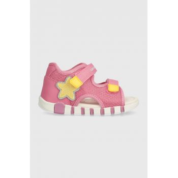 Geox sandale copii SANDAL IUPIDOO culoarea roz ieftine