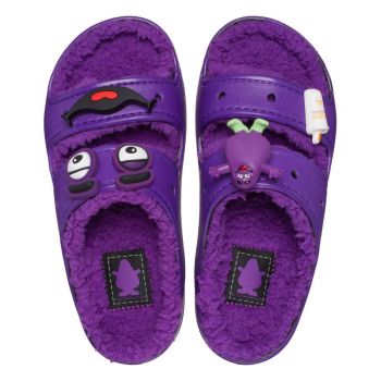 Sandale McDonald’s x Crocs Grimace Cozzzy Sandal Mov - Purple ieftine