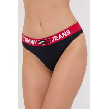 Tommy Jeans Chilot culoarea bleumarin UW0UW02823 ieftini