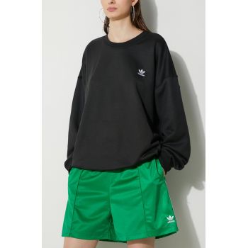 adidas Originals pantaloni scurți Firebird Shorts femei, culoarea verde, cu imprimeu, medium waist, IN6283 la reducere